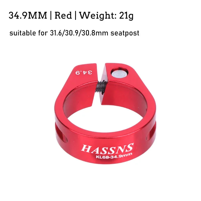 Seatpost Clamp HASSNS 31.8/34.9mm for 27.2/28.6/31.6mm MTB Dropper Post