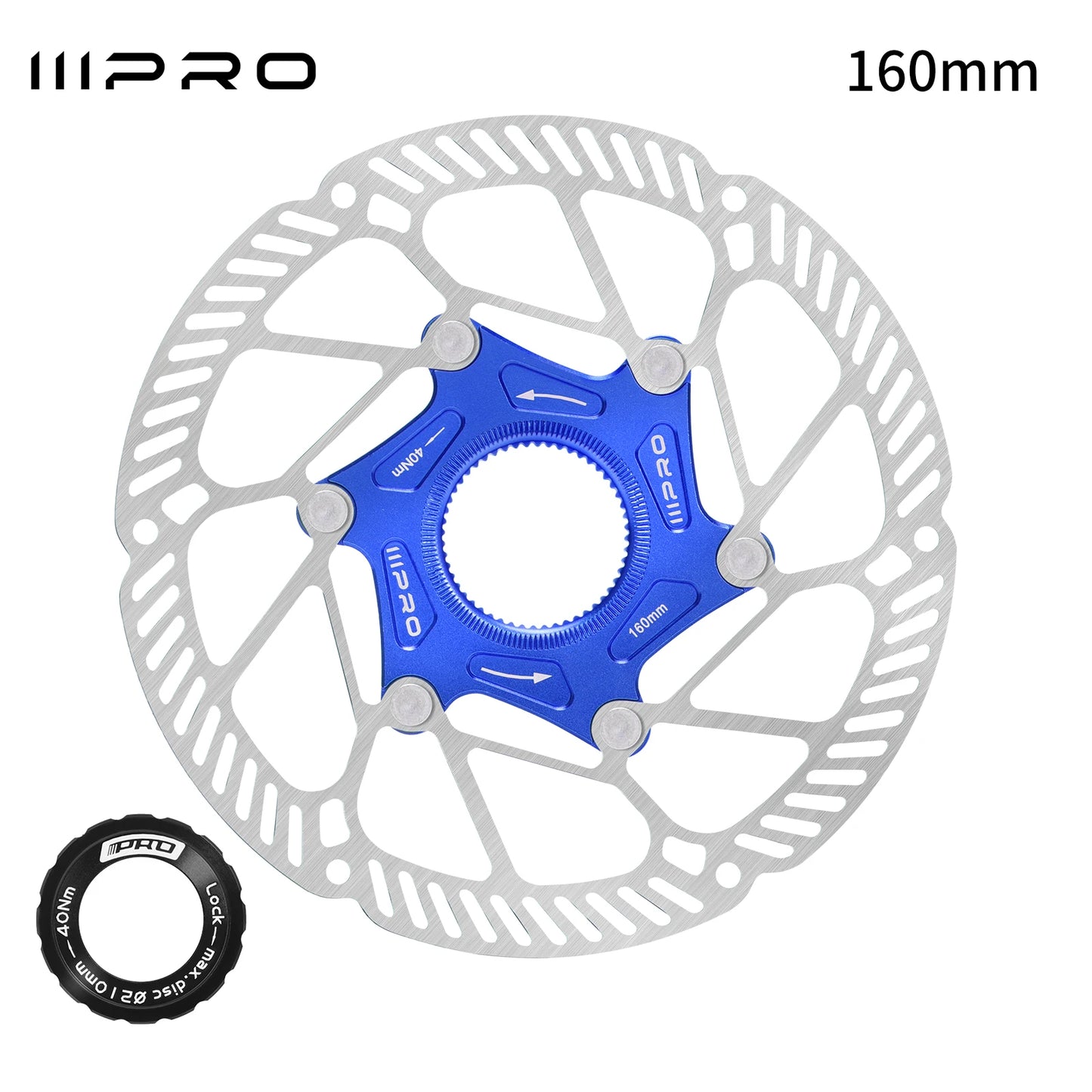SNAIL Floating Disc Rotor 160/180/203mm 6-Bolt MTB Bicycle Brake Rotor