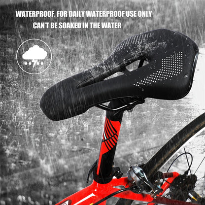 Road Bike Seat Saddle Hollow Cushion MTB Bicycle Black West Biking