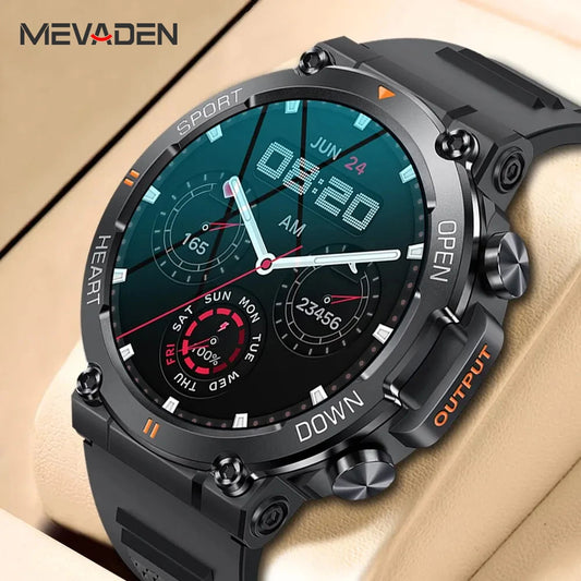 MEVADEN 1.39 Inch HD Bluetooth Call Smart Watch Men Sports Fitness Tracker Heart Monitor 400mAh Smartwatch For Android IOS K56-EXPROTAS
