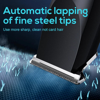 Electric Hair Clipper Hair Trimmer Cordless USB Adjustable Cutter Head for Men
