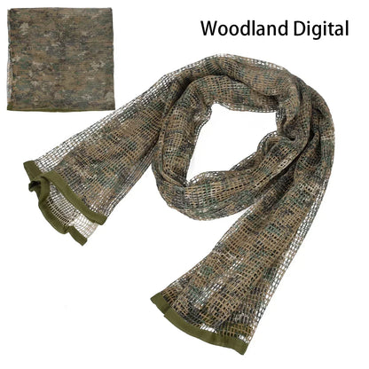 Veil Camo Mesh Scarf for Outdoor Camping Hiking Hunting Activities
