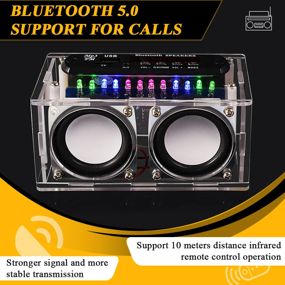 DIY Bluetooth Speaker FM Radio Soldering Project Electronic Equipment