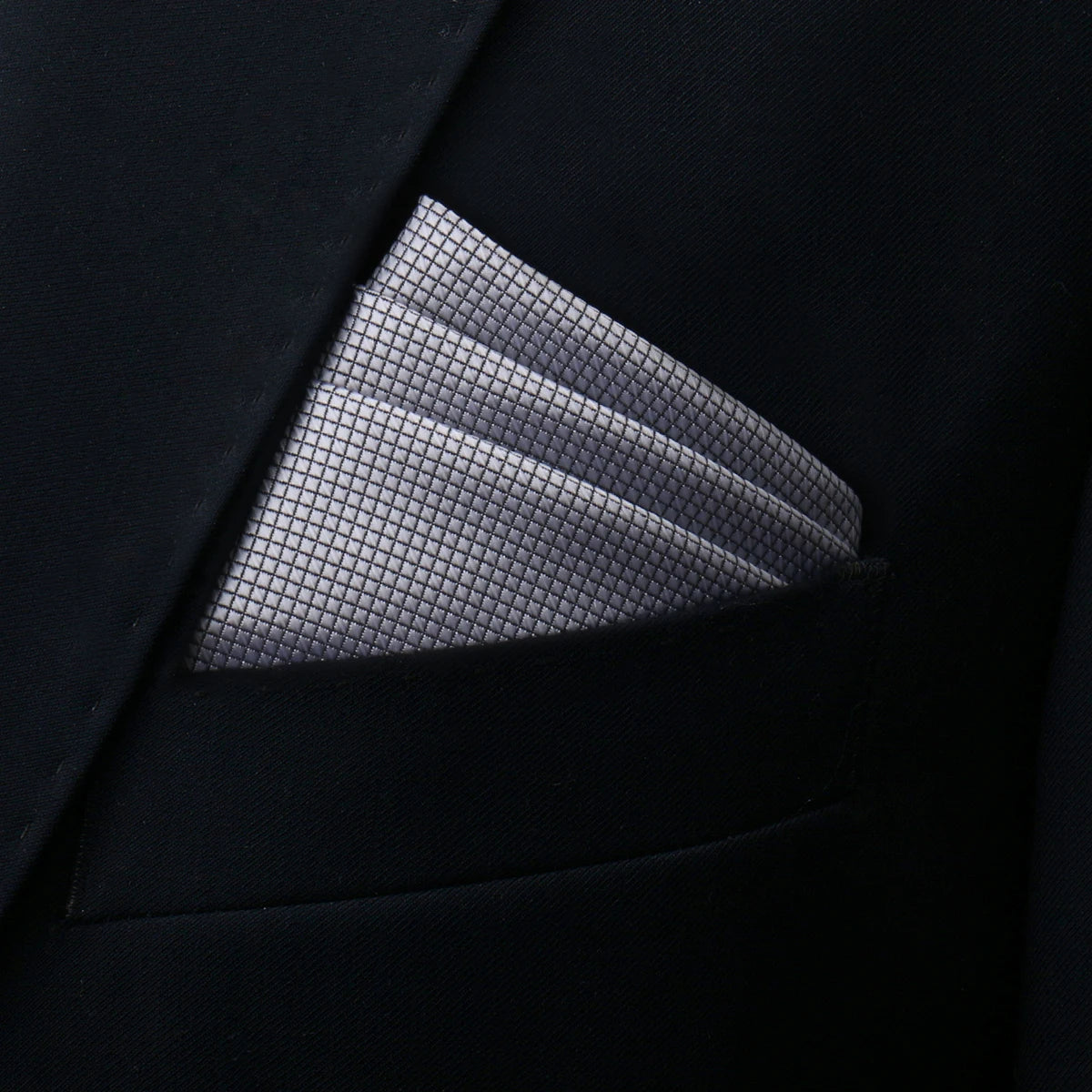 Mens Pocket Square Handkerchief Solid Satin Wedding Accessories