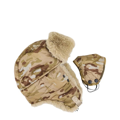 Outdoor Cycling Winter Hat for Men Women Thick Warm Windproof Snow Cap