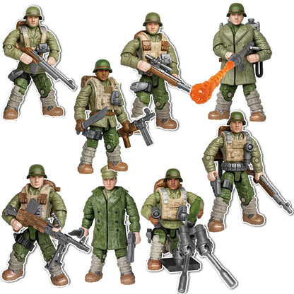 World War Building Blocks Military Soldiers Toy Figures Army Set