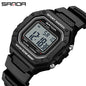 SANDA 2156 Fashion Mens Watch Military Water Resistant Sport Watches Army Big Dial Led Digital Wristwatches Stopwatches For Male-EXPROTAS