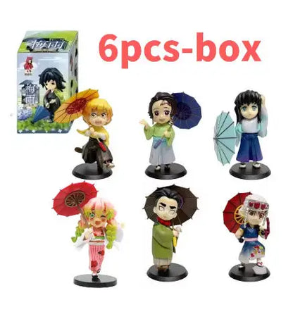Blind Box Demon Slayer Figures Tanjiro Nezuko Kamado Anime Collectibles