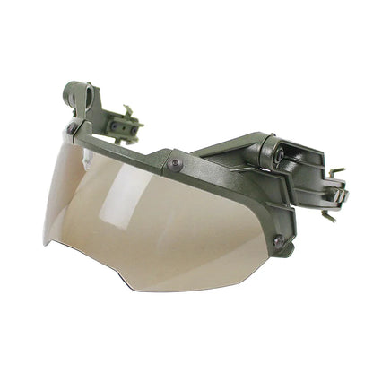 Tactical FAST Helmet w/ Flip Goggles & Half Face Mask Airsoft Paintball