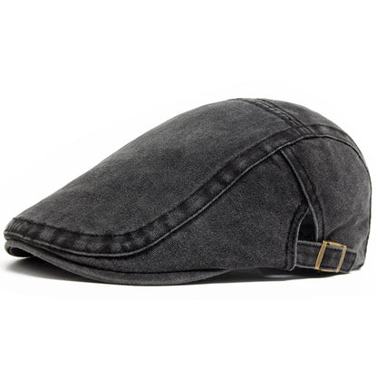 Vintage Cotton Beret Flat Cap Men Women Casual Autumn Fashion Hat