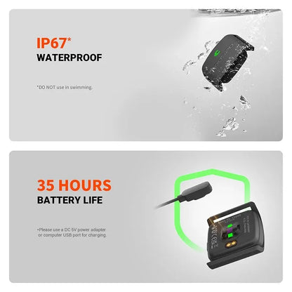 Heart Rate Monitor Armband for Fitness Running BLE5.0 Peloton Zwift