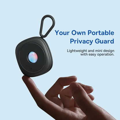Baseus Anti-spy Hidden Camera Detector Portable Infrared Detection Security Protection for Hotel Room Public Bathroom Detector-EXPROTAS