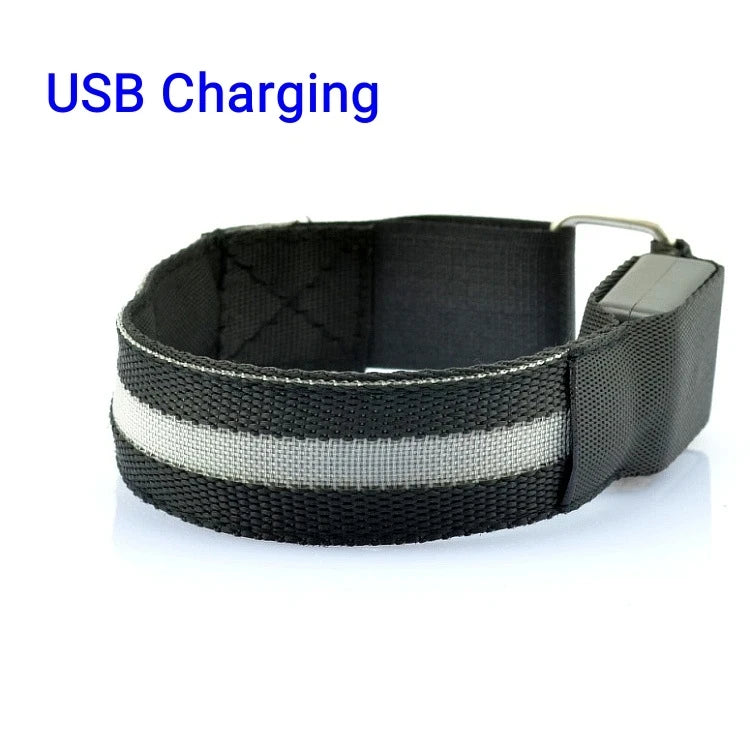 Night Running Armband LED Light USB Rechargeable Safety for Cycling Runners