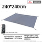 Waterproof Ground Sheet Tent Footprint Mat 100x210cm for Camping Hiking