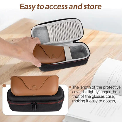 Rayban Glasses Case for Wayfarer/Skyler/Headliner Storage & Cleaning Cloth