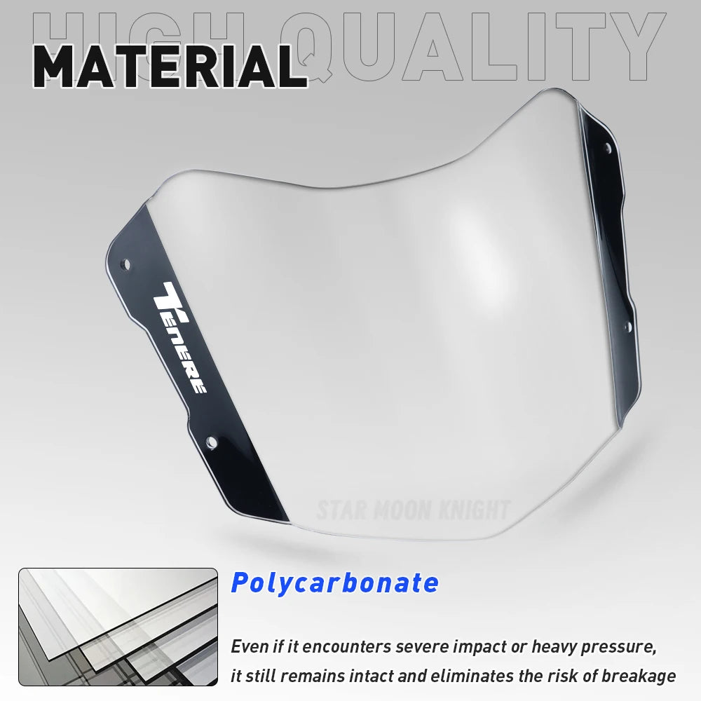 Headlight Protector Acrylic Headlight Guard Cover for Yamaha Tenere 700 Rally 2025