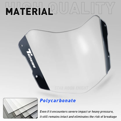 Headlight Protector Acrylic Headlight Guard Cover for Yamaha Tenere 700 Rally 2025