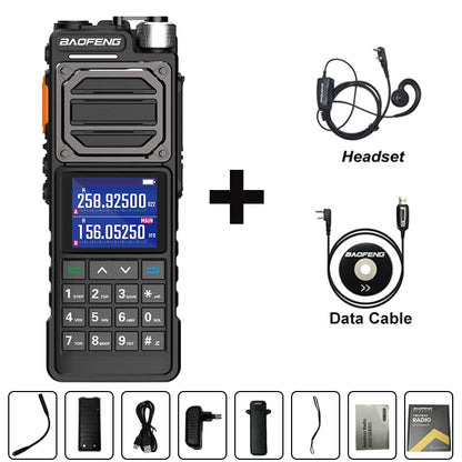BAOFENG UV-25L Ham Radio High Powerful Tactical Walkie Talkie 50KM Four-Band Type-C 999Channel Two Way Radio BAOFENG NEW Upgrade-EXPROTAS
