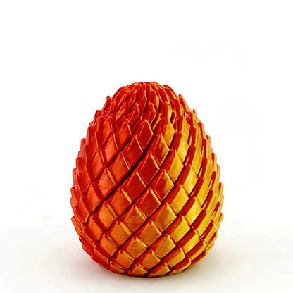 3D Printed Dragon Egg Stress Relief Fidget Desk Ornament Deformable Twist
