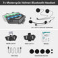 Freedconn FX Motorcycle Helmet Bluetooth Intercom Headset 10 Riders Pairing