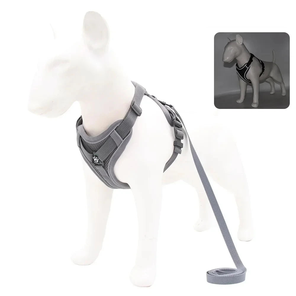 Dog Vest Strap Harness Reflective Adjustable Padded for Puppy and Cats