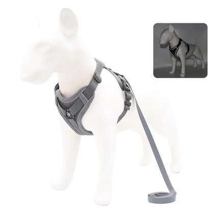 Dog Vest Strap Harness Reflective Adjustable Padded for Puppy and Cats