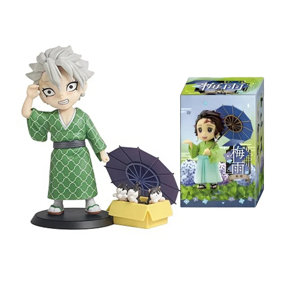 Blind Box Demon Slayer Figures Tanjiro Nezuko Kamado Anime Collectibles