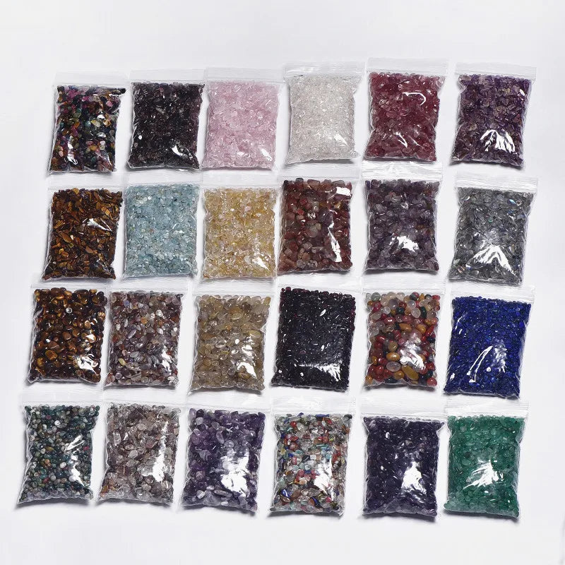 Natural Crystal Pebbles 100g Fish Tank Aquarium Decor Agate Chips