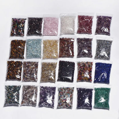 Natural Crystal Pebbles 100g Fish Tank Aquarium Decor Agate Chips