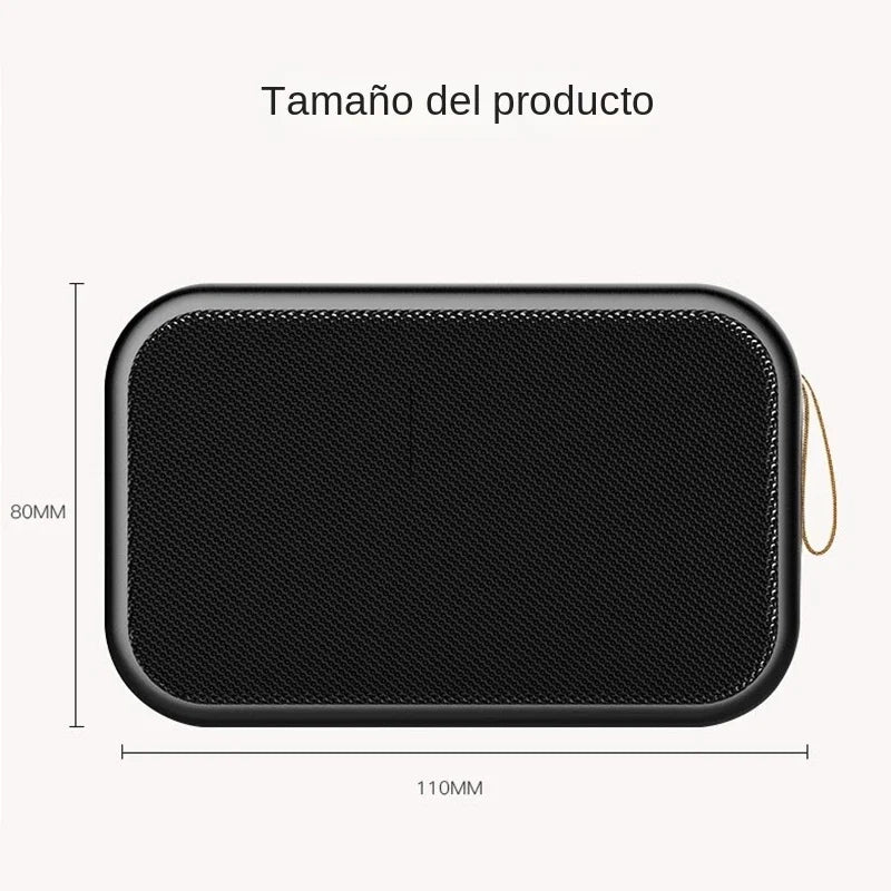 Portable Mini Speaker Bluetooth FM Radio MP3 Player with TF Card Support