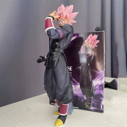 25cm Dragon Ball Heroes Zamasu Black Goku PVC Action Figure Statue Collectible Gift