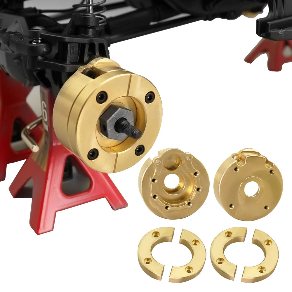 Brass Axle Mount Portal Drive Housing for 1/10 RC Traxxas Crawler TRX4 TRX6