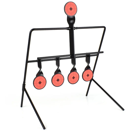 Target Stand Metal Holder 4+1 for Airsoft Air Rifle Pistol Shooting