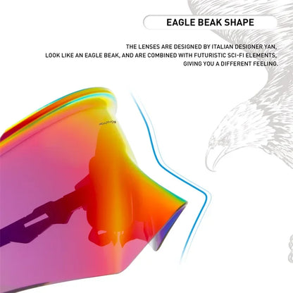 2025 Kapvoe Sport Sunglasses, UV400 Road & MTB Cycling Glasses for Men & Women