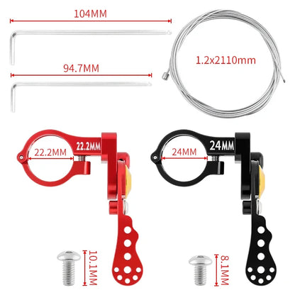 MTB Dropper Remote Lever for 22.2mm Aluminum Seatpost Bike Housing