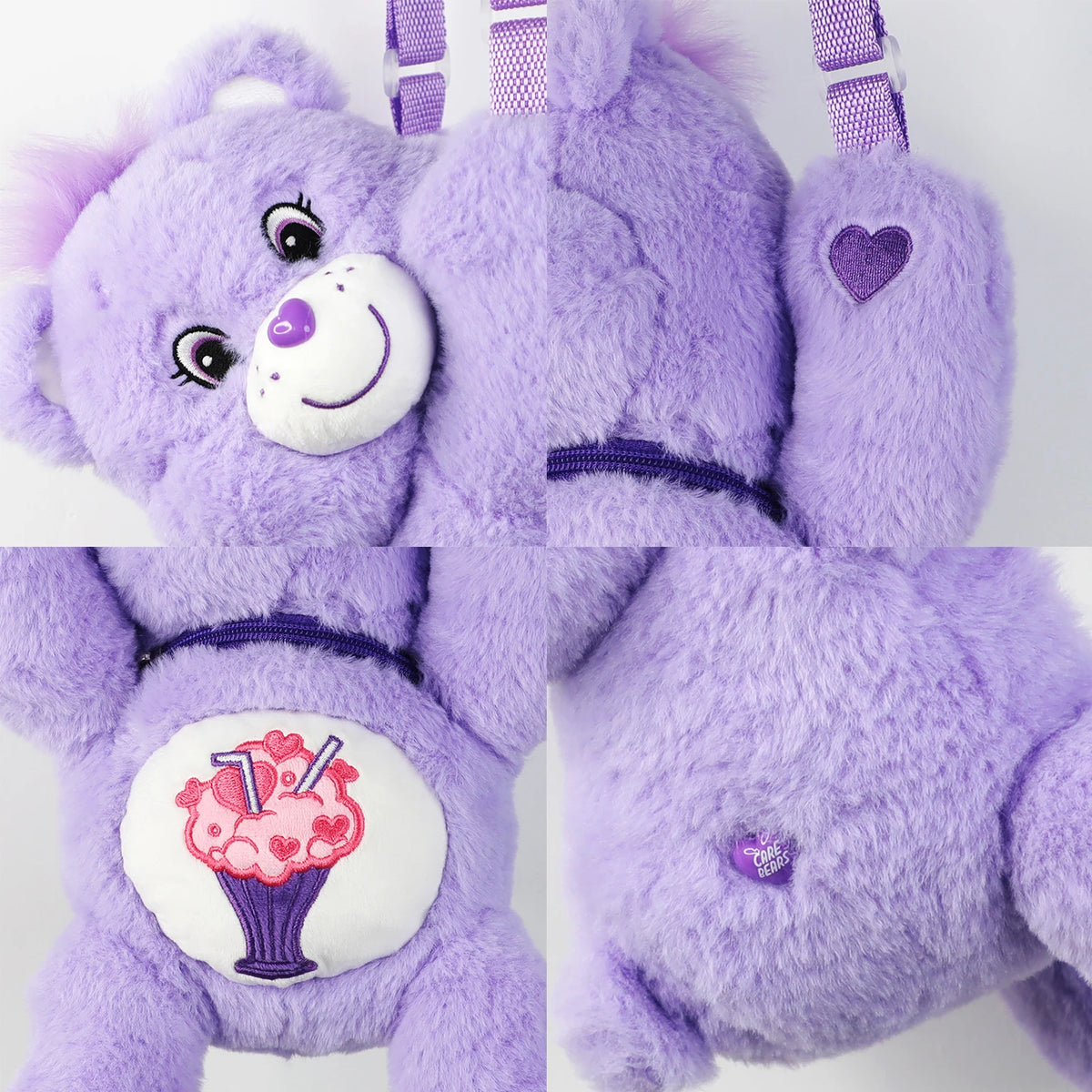30cm Care Bears Plush Shoulder Bag Crossbody Women Handbag Travel