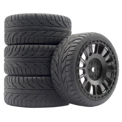 12mm Hex RC Wheels for 1/10 Rally Racing Car HSP HPI Tamiya Traxxas