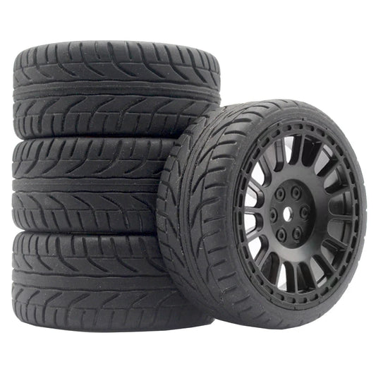 12mm Hex RC Wheels for 1/10 Rally Racing Car HSP HPI Tamiya Traxxas