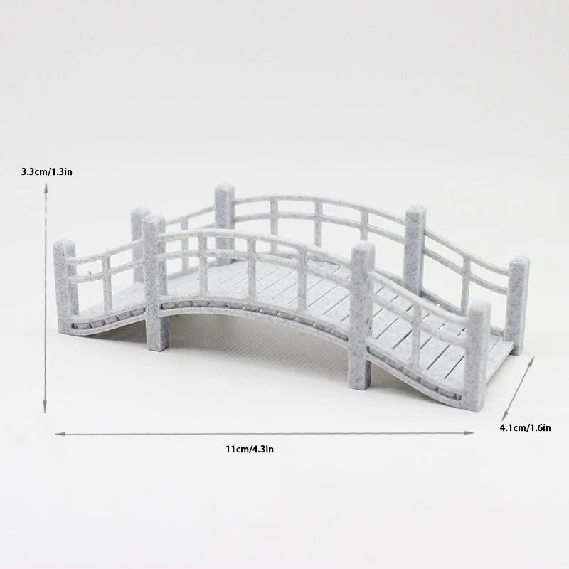 1PC Figurine Fairy Garden Miniature Bridge Ornament for Room Decoration