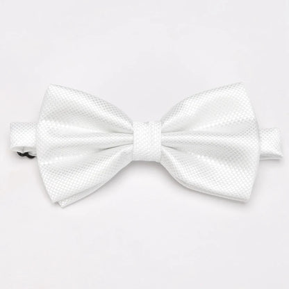 Bow Tie Solid Color Adjustable Wedding Party Ties for Men Women
