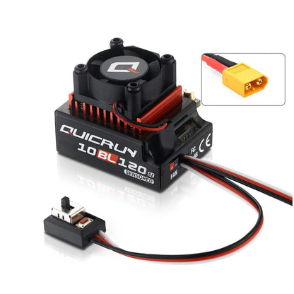Hobbywing Quicrun 10BL120 G2 120A Brushless ESC 2-3S for 1/10 RC Car