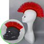 Helmet Wig Synthetic Cockscomb Decoration for Motocross Full Face Helmet
