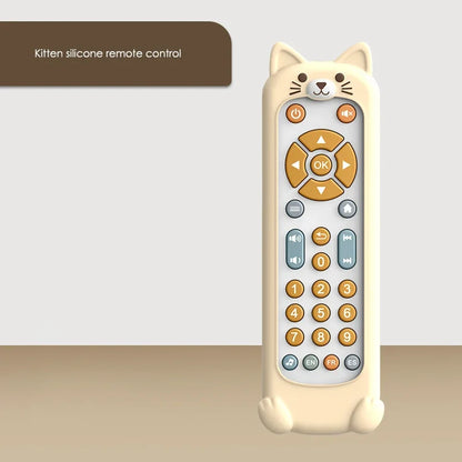 Tv Remote Control Toy for Baby with Music and Light Educational Infant Toy