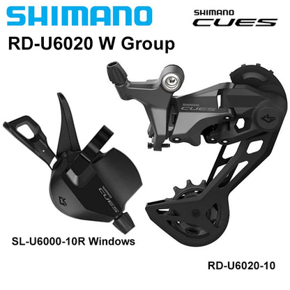 Shimano CUES U6000 1x10 Shifter SL-U6000-10R + RD-U6020-10 Rear Derailleur