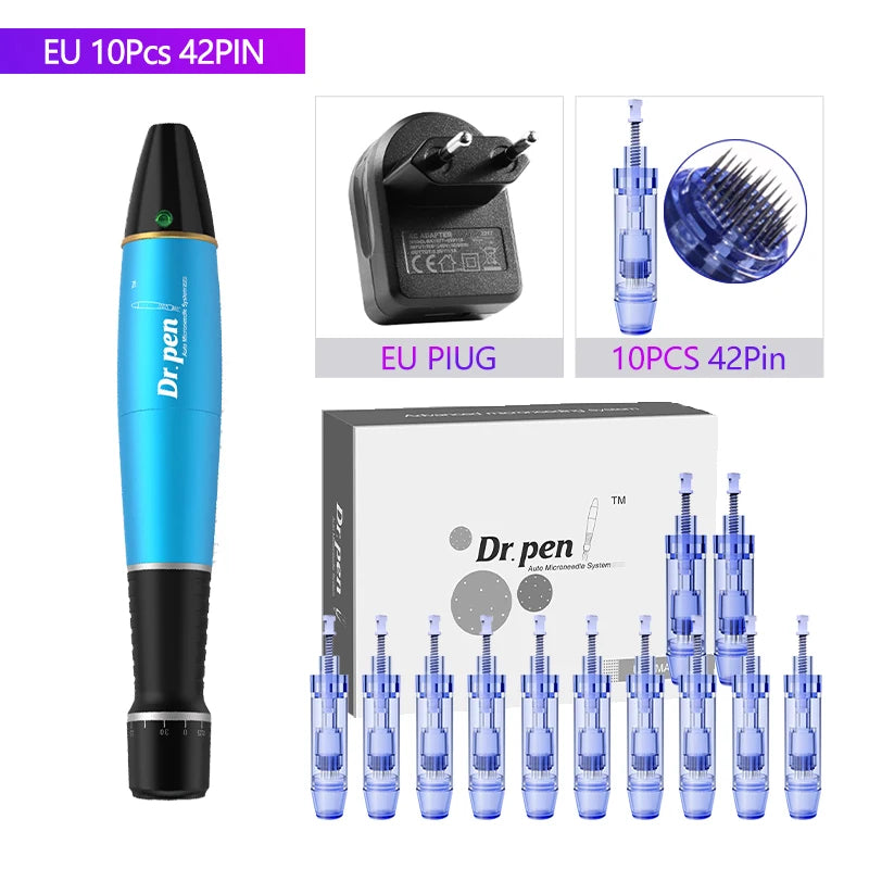 Ultima A1 Auto Micro Pen with 12Pins 0.25mm Needle Cartridges Skin Care