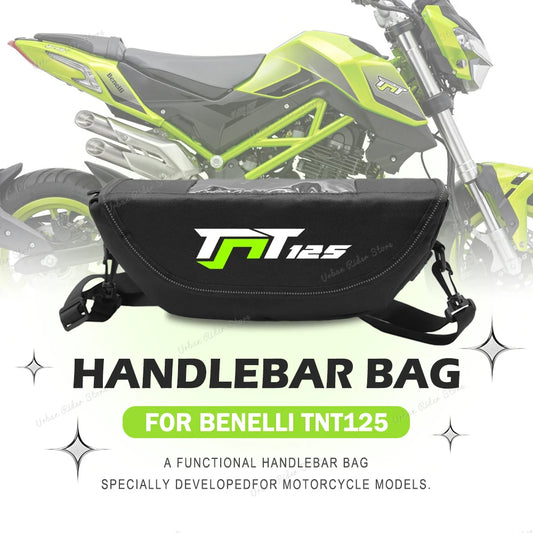 Waterproof Dustproof Motorcycle Handlebar Travel Storage Bag for Benelli TNT125