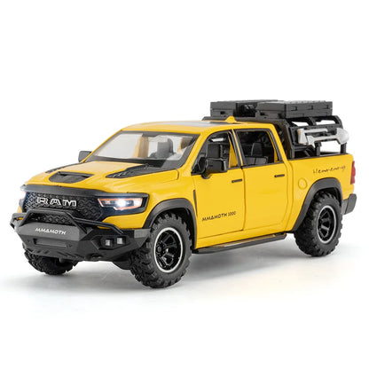 1:32 Dodge RAM 1000 TRX Mammoth Alloy Model Sound Light Toy Pickup