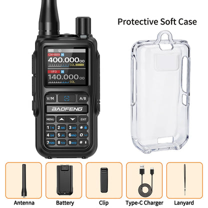 Baofeng Walkie Talkie UV-5R Mini Dual Band Bluetooth Long Range Radio
