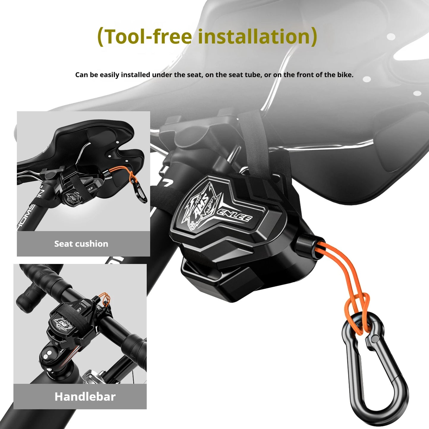 Retractable MTB Bicycle Tow Rope ENLEE Pull Strap with Hook