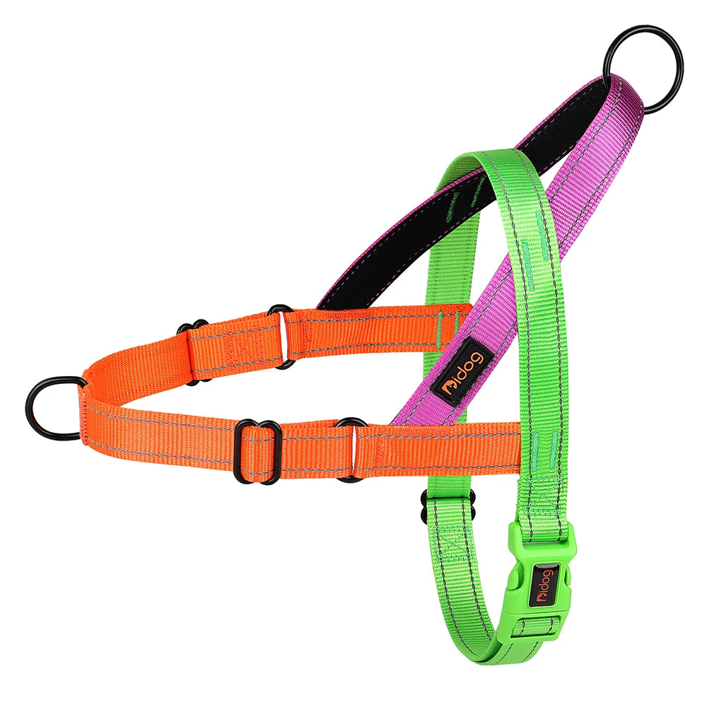 No Pull Dog Harness Reflective Adjustable Padded Vest for Large Dogs